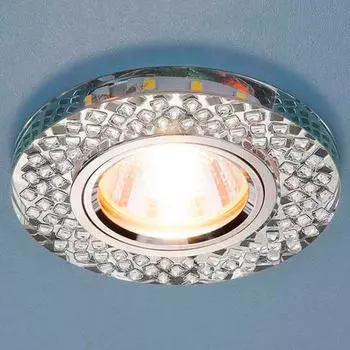 Точечный светильник Elektrostandard 2140 mr16 зеркальный/серебро