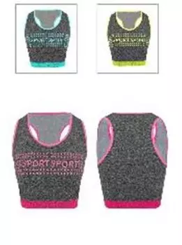 Топ женский спортивный с принтом se065