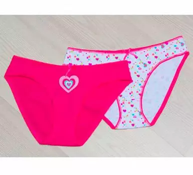 Трусы детские для девочки сантикидс w-02-td бикини р.128