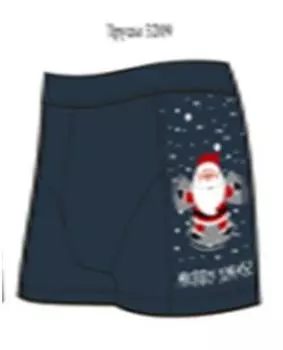 Трусы мужские дивари новый год р.94-98 темно синий