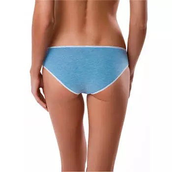 Трусы женские базис р.m голубой меланж lb 650