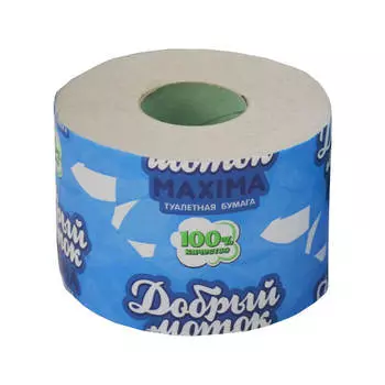 Туалетная бумага Добрый Моток мAXEима 155 втулка