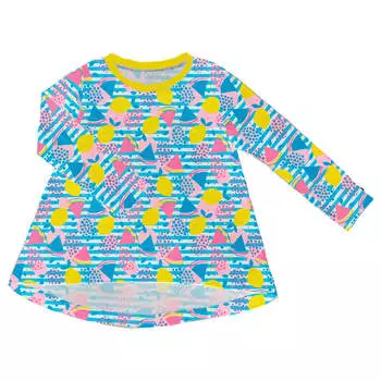 Туника кулирка с лайкрой малиновая р.110 15842