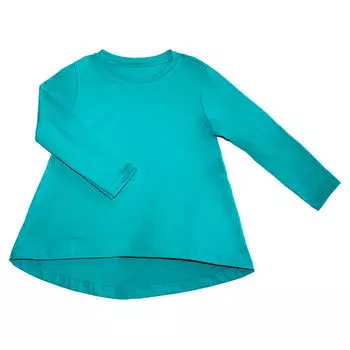 Туника кулирка с лайкрой синяя р.122 15843