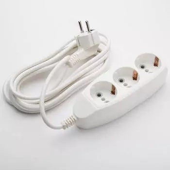 Удлинитель джет 3 гнезда с/заземлением 1, 5 м