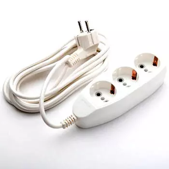 Удлинитель джет 3 гнезда с/заземлением 3м