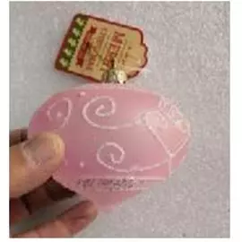 Украшение елочное европа в виде шара 8x8см розовый стекло sy21blq-g021