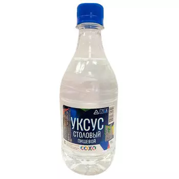 Уксус 450 мл 9% столовый пл/б