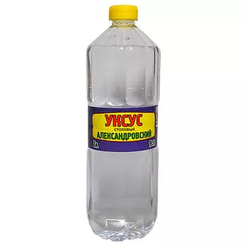 Уксус Александровский 1л 9% столовый пл/б