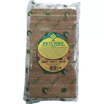 Вафли с начинкой вкусные радости 490г Колос