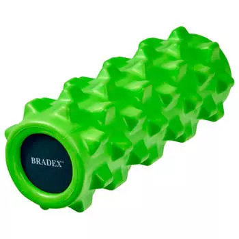 Валик для фитнеса Bradex массажный зеленый sf 0247