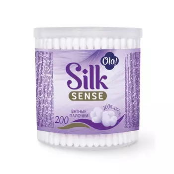 Ватные палочки Ola 200шт круглый стакан