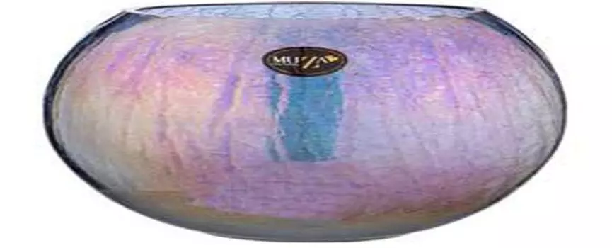 Ваза 21 см 4 л шар муза крэкл блу 380-640