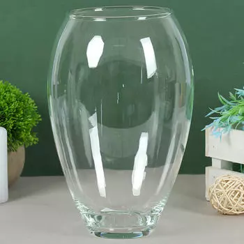 Ваза 24 см 2.8 см эвис клавдия большая стекло 2112 758527