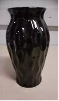 Ваза круги черная