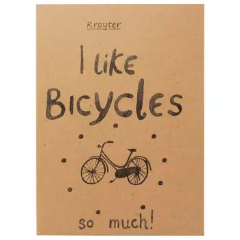 Тетрадь кройтер 40л а5 линейка крафт 06388