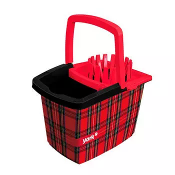 Ведро 15л с отжимом Style прямоугольное 070049