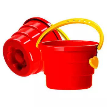 Ведро детское цветок пластмастер 70051