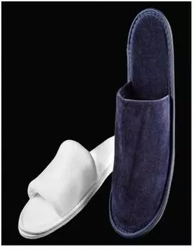 Велюровые тапочки цветные закрытый мыс р. 45