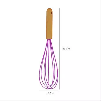 Венчик Тут Просто силикон/бук 26см фиолетовый