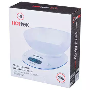 Весы кухонные Hottek вес 5кг с чашей