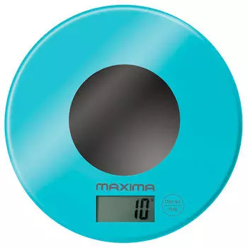 Весы кухонные максима мs-067 голубой