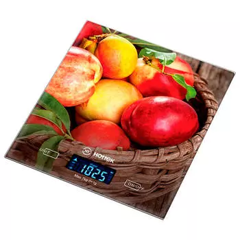 Весы кухонные сочные персики хottek ht 962-033 18*20см 7 кг