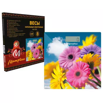 Весы напольные Матрёна МА-090 герберы