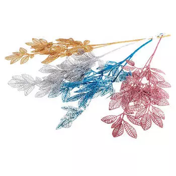 Ветка декоративная блестящая бирюзовая 72см ра9242 s547 ра9242 s547