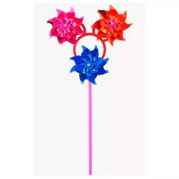 Ветрячок 16см 3 цветка adl236 н25022