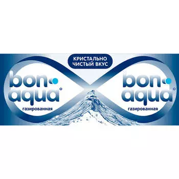 Вода питьевая BonAqua газ 1л пл/б