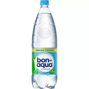 Вода питьевая BonAqua негаз 1,5л пл/б