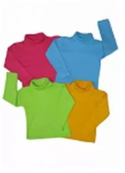 Водолазка детская однотонная р. 1-2 года