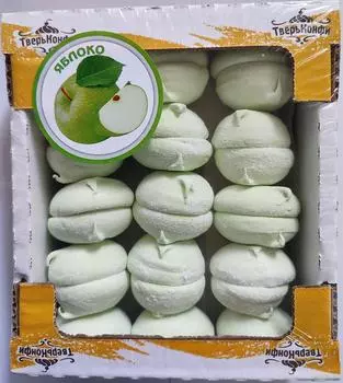 Зефир с ароматом яблока 400 г тверьконфи