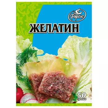 Желатин фарсис 50г пищевой