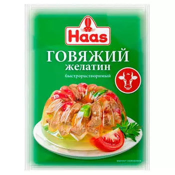 Желатин Haas 20г пищевой говяжий