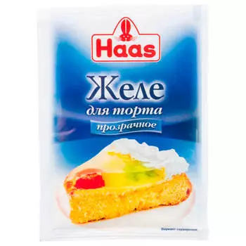 Желе Haas 11г для торта бесцветное