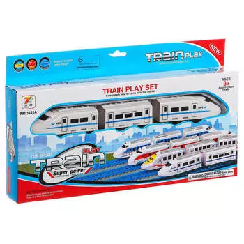 Железная дорога трэйн плэй сет 34*19*3,5см б44628