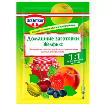 Желфикс доктор оеткер 20 г 1:1