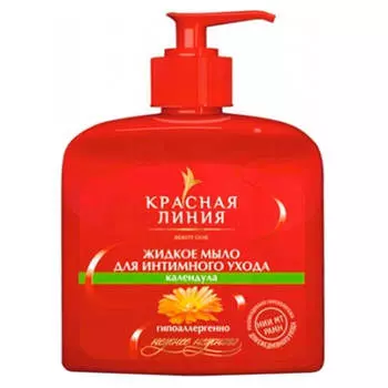 Жидкое мыло Красная линия 250мл интимное календула