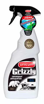 Жироудалитель уникум гризли 500 мл спрей пена мята