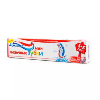 Зубная паста Aquafresh 50мл мои молочные зубки 3-5лет