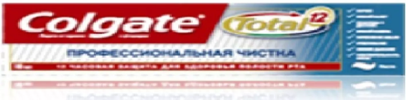 Зубная паста Colgate 75 мл тотал профессиональная чистка комплексная защита