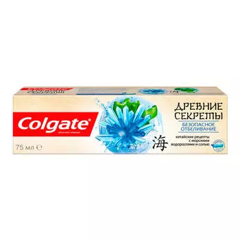 Зубная паста Colgate древние секреты 75мл безопасное отбеливание с морскими водорослями и солью