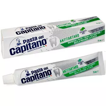 Зубная паста Del Capitano 75мл защита от зубного камня