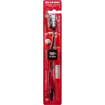 Зубная щетка Silca Med средняя щетина отбеливающая
