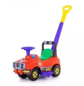 Автомобиль-каталка "Джип", с ручкой