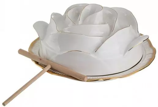 Блюдо для блинов "Цветочная симфония"