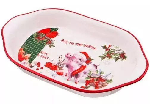 Блюдо-шубница "Мистер свин"