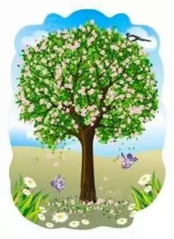 Декорация "Дерево весной"